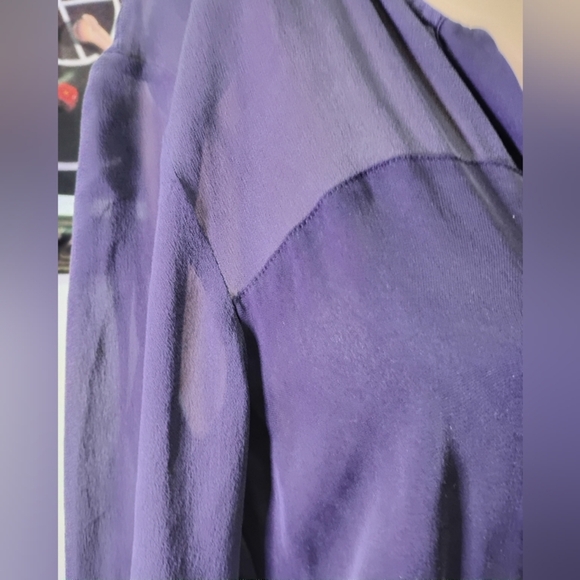 Wilfred Aritzia Elegant Blue Dress With Pockets - Picture 5 of 8